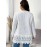 Plus Size, Women's Elegant Long Sleeve Pullover Sweatshirt - White with Lace Trim, Relaxed Fit for Everyday & Formal Events, Machine Washable Winter Sweater for Women, Cute Sweatshirts, Autumn Fashion, Classic Round Neckline, Quality Stitching, Stylish Clothing, Casual Chic