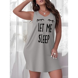 New Enlarged Version of Women'S Nightgown, Loose And Comfortable, Fashionable Women'S Dress