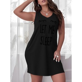 New Enlarged Version of Women'S Nightgown, Loose And Comfortable, Fashionable Women'S Dress