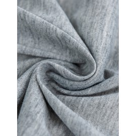 Plus Size, Women'S Plus Size Long Sleeve Maxi dress - Elegant Black Formal & Everyday dress with Side Pocket, Loose Fit Fall/Winter Outfit for Church, Office, Parties - Non-See-Through Fabric, Long Sleeve Dresses, Party Attire, Comfortable Wear, Office Attire, Heart Design, Durable Material, Casual Wearers