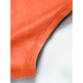 Plus Size Women's Oversized H-Line Dress - Short Sleeve A-Line Knee-Length Black & White Print Dress with 